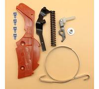 HJXcTRH Kit di Riparazione del Manicotto 'articolazione del Ginocchio della Copertura della Molla della Fascia del Freno della Catena Compatibile con Le Parti della Motosega 362 365 371 372 XP 372XP