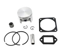HJXcTRH Kit pistone da 52 mm Compatibile con Le Parti della Motosega MS380 038, Include Fasce Elastiche dello spinotto e Anello Elastico