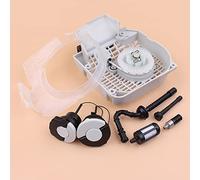 HJXcTRH Kit Tubo Flessibile per Tappo Serbatoio Olio combustibile per avviamento a Strappo Compatibile con Pezzi di Ricambio per Motosega S MS210 MS230 MS250