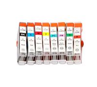HJXcTRH Set di cartucce d'inchiostro compatibili CLI 8 CLI8 CLI-8 a 8 colori per stampante PRO9000 PRO-9000 Mark II(1set 8colors)
