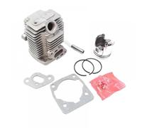 HJXcTRH TU26 Kit PISTONE Cilindro 33MM 25,6CC Compatibile con i Modelli di Attrezzi da Giardino KAAZ VS256 CG260 767 SPRUZZATORE SPOLVERINO ZYLINDER ASSIEME PISTONE Anello Set Pin TU26