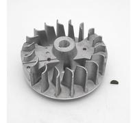 HJXcTRH Volano dello sterzo di Ricambio per attrezzo da Giardino per Piccolo Motore per coltivatore di motozappa GX25 con Chiave Compatibile con Modelli Simili