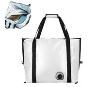 HJXGQJM Borsa termica termica per pesci, a prova di perdite, portatile, impermeabile, mantiene il ghiaccio freddo più di 24-36 ore, borsa termica portatile per pesca e viaggi all'aperto con tappo di