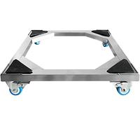 HJYBFA Base di Supporto Base Mobile con Ruote bloccabili Frigorifero 42-60 cm può Scegliere Carrello Universale Asciugatrice/Frigorifero Piedistallo Previene Graffi ammaccature umi