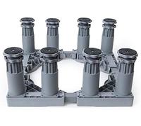HJYBFA Base di Supporto Base Universale per Frigorifero migliorata Staffa per mobili Retrattile Regolabile Piedistallo da 47,5-63 cm Macchine Pesanti 4/8/12 Piedi (G