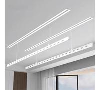 HJYBFA Bianco, 2,0 m, stendibiancheria da soffitto, da Parete e da Doppio palo, stendibiancheria Elettrico in Alluminio e Acciaio, Design Perfetto per la Lavanderia