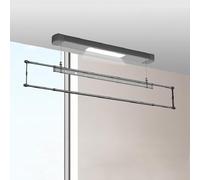 HJYBFA Nero, Appendiabiti, Stendibiancheria Elettrico Intelligente da soffitto, Salvaspazio, Articoli per la casa, Illuminazione da Parete per Indumenti, per Balcone e Bagno