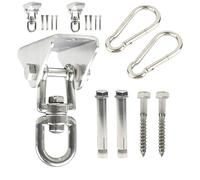 HJYDGJ 2 ganci da soffitto sono in acciaio inox, ganci da appendere per sacco di sabbia, montaggio a soffitto ad alte prestazioni, gancio da soffitto per altalena, supporto per sacco di sabbia