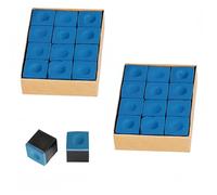 HJYDGJ 24 pezzi Gesso da biliardo Standard Gesso da biliardo Master Kreide per stecca da biliardo antiscivolo Gesso da biliardo Kreide Blu Gesso da biliardo Blu Gesso da biliardo
