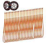 HJYDGJ, 26 pezzi di catene da neve universali per pneumatici, catene da neve riutilizzabili, assistenza per la partenza in caso di neve e ghiaccio