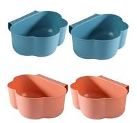 HJYDGJ 4 pezzi Armadio da cucina per porta, contenitore per rifiuti, 2 colori, per rifiuti da cucina, per appendere il fasciatoio, organizer da cucina per riporre i rifiuti domestici