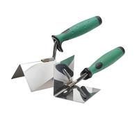 HJYDGJ Set di 2 spatole ad angolo inossidabili, spatole interne ed esterne, spatole per bordi con spatola ad angolo, spatola per bordi, spatola ad angolo esterna, spatola ad angolo interna, set di