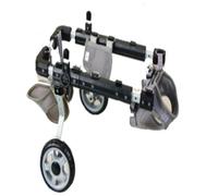 HJYDMQS Carrello Cani Disabili Sediaa Rotelle per Cani, Sedia A Rotelle for Cani con Supporto Completo for Le Gambe Posteriori(Size:Black 2 Wheels (L))