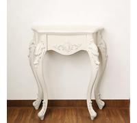 HJYXXSR Consolle da ingresso vintage - Stile vittoriano - Tavolino da ingresso per corridoio e foyer con gambe - Mobili decorativi - Espositore elegante Silver trim 60 * 25 * 76cm/23.6 * 9.8 * 29.9in