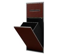 HJZALMI Nicchia per Doccia in Acciaio Inox, Portaoggetti per Carta Igienica da Incasso, Mensola Organizer Bagno Cucina Soggiorno Camera da Letto Hotel Residenziale(Red-a)