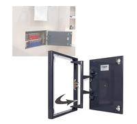 HJZALMI Pannelli/Porte Accesso Invisibili, Kit Porte Accesso Piastrelle Chiusura A Sfioramento, Piastra Copertura in Metallo Pareti Servizio, Sportello Ispezione(20x20cm)