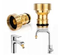 HJZHII 4 adattatori universali Gardena, adattatore per rubinetto, tubo da giardino, adattatore per tubo da giardino