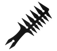 HJZHII Pettine per capelli a denti larghi, pettine districante su entrambi i lati, pettine da barbiere, strumento per parrucchieri e saloni di bellezza
