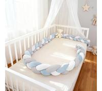 HJZPWB Serpente Letto Cuscino, Letto A Treccia Cuscino, Paracolpi Sponda Sponde Anticaduta, Cuscino Decorativo, Protezione Anticaduta Traspirante E Delicata sulla Pelle,A11,300cm