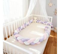 HJZPWB Serpente Letto Cuscino, Letto A Treccia Cuscino, Paracolpi Sponda Sponde Anticaduta, Cuscino Decorativo, Protezione Anticaduta Traspirante E Delicata sulla Pelle,A07,350cm