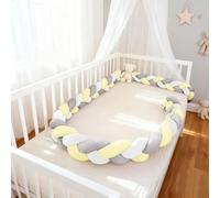 HJZPWB Serpente Letto Cuscino, Letto A Treccia Cuscino, Paracolpi Sponda Sponde Anticaduta, Cuscino Decorativo, Protezione Anticaduta Traspirante E Delicata sulla Pelle,A10,150cm