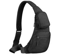 hk Borsa a Tracolla Slim da Uomo, Tessuto Impermeabile a Triplo Strato | Borsa Leggera Tracolla con Scomparto per Tablet 7,9 Pollici per Pendolarismo, Viaggi & Uso Quotidiano Casuale