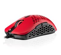 HK Gaming Mira M Mouse da Gioco RGB Ultraleggero - Superficie a Nido d’Ape, 63 Grammi, Max 12000 Cpi, Con Cavo USB, 6 Tasti Programmabili, Memoria Integrata, Presa Antiscivolo, Mira-M Monza