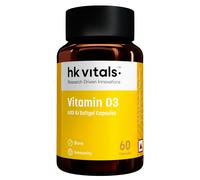 hk vitals Vitamina D3 60 capsule supportano la salute delle ossa, la forza...