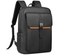 hk Zaino Business da Uomo per Laptop, design moderno ed elegante, leggero, sottile e impermeabile - Perfetto per uomini d’affari, lavoro, università e viaggi - Nero