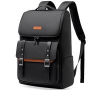 hk Zaino per Laptop da 17,3" con Design Originale - Zaino Casual da Lavoro e da Viaggio per Uomo e Donna, Impermeabile, Leggero e di Grande Capienza, Ideale per Ufficio e Università - Nero