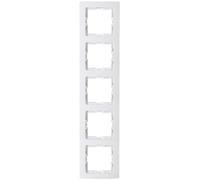 HK05 - Mascherina di copertura a 5 scomparti, colore: bianco artico