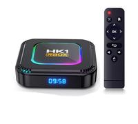Hk1 Rbox K8 Android 13.0 Smart Box EMMC RK3528 CPU Arm Cortex-A53 Quattro Core 64 bit GPU Mali-G31 MP2 Uscita 4K, BT 5.0 2.4GHz/5GHz WiFi 100Mbps Accesso Internet LAN,4GB+32GB