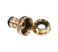 HKABCXT Connettore per Tubo con Waterstop 1 pz 1/2" 3/4" Filettatura Femmina Ottone connettore rapido Adattatore for irrigazione da Giardino a Goccia Tubo di Rame raccordi