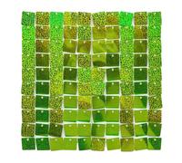 HKABCXT Paillettes Shimmer Wall Sfondo 6/12/24 Pezzi Pannelli da Parete con Sfondo Glitterato colorato, Pannelli Quadrati Dorati Lucidi, sfondi for Feste di Compleanno e Matrimoni(White,12 PCS)