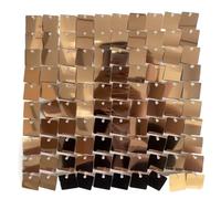 HKABCXT Paillettes Shimmer Wall Sfondo 6/18/24 Pezzi Pannelli di Paillettes Quadrati 3D Fondali for Ufficio Domestico Matrimonio Compleanno Festa Sfondo Lucido Decorazione 30x30 cm(Rose Gold,24 PCS)