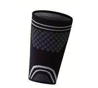 HKABCXT Supporti Coscia Manicotto di compressione elastico for la coscia da 1 pezzo, caratterizzato un design antiscivolo sulla parte superiore della gamba lavorato a maglia(Black,M)