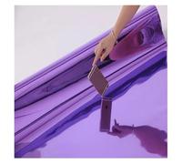 HKABCXT Tappeto Cerimonia Corridore del corridoio tappeto dello specchio di nozze largo 1 m for la decorazione della stazione T Colore bianco viola(Purple,100M,1.2M)