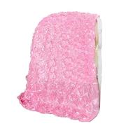 HKABCXT Tappeto Cerimonia Corridore del corridoio tappeto romantico con petali di rosa bianca larghezza 1,4 m for centrotavola sullo sfondo nozze, bomboniere, decorazioni for feste(Pink)