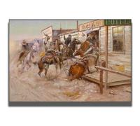 HKAHF AJWUQ Charles Russell Wall Art 《L'Ushido》Poster Charles Russell Stampe Pittura su Tela Moderna per Soggiorno Home Decor Immagini 90x60cm Senza Cornice