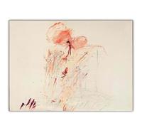 HKAHF AJWUQ Cy Twombly Poster《La Bocca del Pittore》Arte della Parete Cy Twombly Tela Pittura Mente Astratta Pensieri Stampe per Soggiorno Decor Picture 30x20cm No Frame