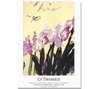 HKAHF AJWUQ Cy Twombly Poster 《Scrittura Biblica》Arte della Parete Cy Twombly Tela Pittura Mente Astratta Pensieri Stampe per Soggiorno Decor Immagine 15x20cmx1 Senza Cornice