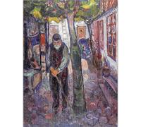 HKAHF AJWUQ Edvard Munch Poster《Il Museo》Arte della Parete Edvard Munch Stampe Barbarie Tela Pittura Nordic Picture for Living Room Decor 20x30cmx1 No Frame