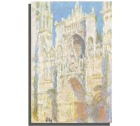 HKAHF AJWUQ Famosa Claude Monet Wall Art《Cattedrale》Poster Claude Monet Stampe Romantica su Tela Pittura per Soggiorno Home Decor Immagini 30x50cm Senza Cornice