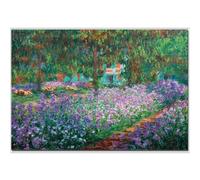HKAHF AJWUQ Famoso Claude Monet Wall Art 《Giardino》 Poster Claude Monet Stampe Moderna Pittura su Tela per Soggiorno Home Decor Immagini 70x50cm Senza Cornice