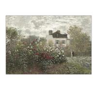 HKAHF AJWUQ Famoso Claude Monet Wall Art Poster Giardino Claude Monet Stampe Moderna Pittura su Tela per Soggiorno Home Decor Immagini 90x60cmx1 No Frame