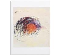 HKAHF AJWUQ Famoso Cy Twombly Poster Cinquanta Giorni Arte della Parete Cy Twombly Pittura Surrealismo Stampe su Tela di Ghiaccio Twombly Immagini per La Decorazione Domestica 15x20cmx1 Senza Cornice