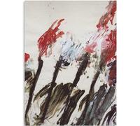 HKAHF AJWUQ Famoso Cy Twombly Poster L'IrisWall Art Cy Twombly Pittura Arte Contemporanea Stampe su Tela Cy Twombly Immagini per Home Decor 15x20cmx1 No Frame