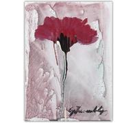 HKAHF AJWUQ Famoso Cy Twombly Poster 《Rosa Rossa》 Arte della Parete Cy Twombly Tela Pittura Mente Astratta Pensieri Stampe per Soggiorno Decor Picture 15x20cmx1 No Frame