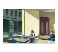 HKAHF AJWUQ Famoso Edward Hopper Poster 《The Morning》Arte della Parete Edward Hopper Dipinti su Tela Stampe retrò per la Decorazione della Stanza Immagine 50x40cmx1 No Frame