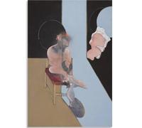 HKAHF AJWUQ Famoso Francis Bacon Poster 《A Houston》 Mostra Wall Art Alex Katz Dipinti su Tela Stampe retrò per la Decorazione della Stanza Immagine 40x50cmx1 No Frame